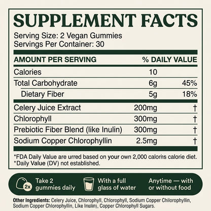 Motilli Celery Juice Gummies