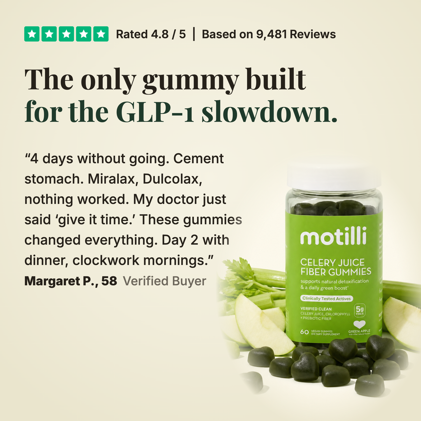 Motilli review, rated 4.8 of 5 based on 9,481 reviews