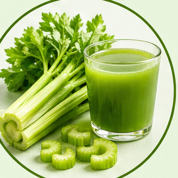 Cold-pressed celery juice
